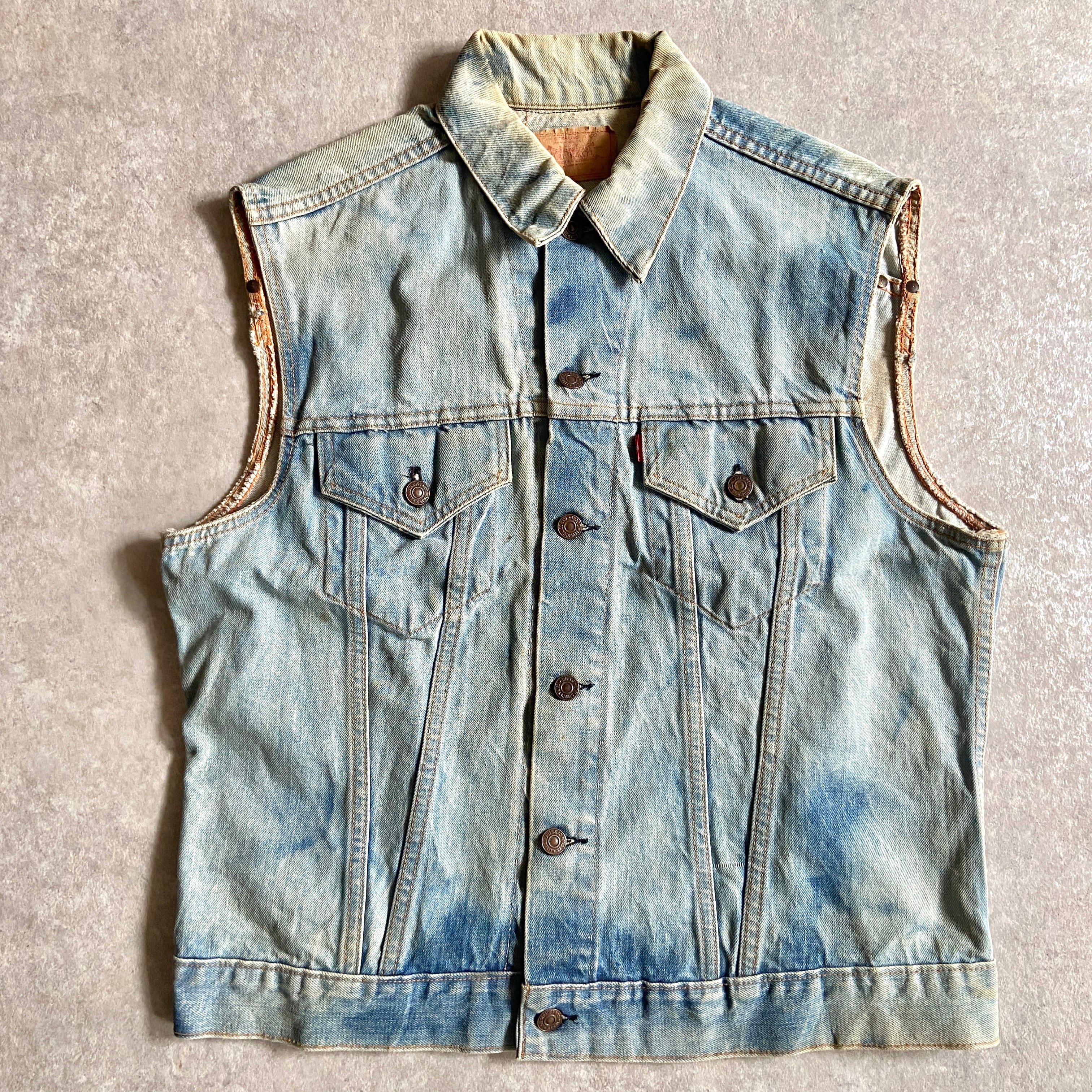 1960~70s Levi's Big E Denim Vest L位 H442
