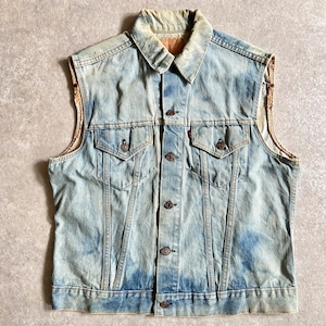 1960~70s Levi's Big E Denim Vest L位 H442