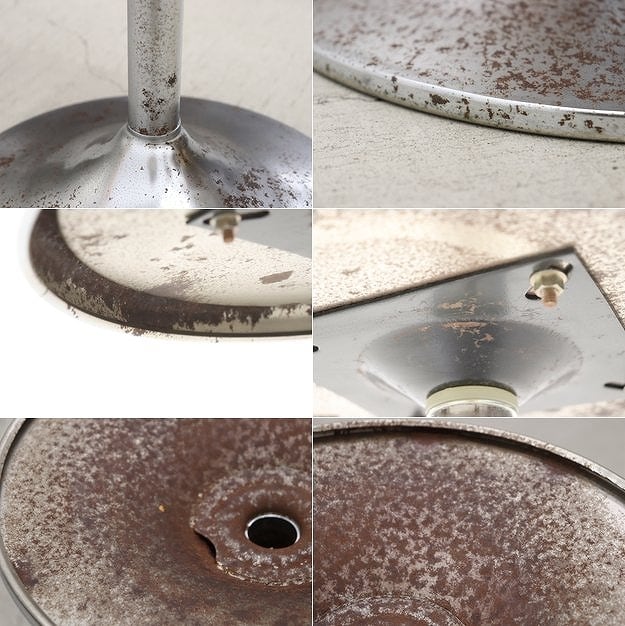 沼津店】レトロ ヴィンテージ 回転スツール ラウンド 円形 ミッド