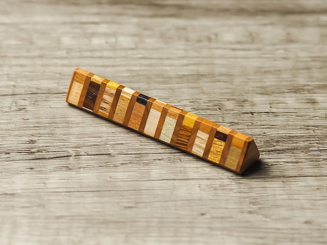 寄木箸置き 大（カトラリーレスト）／まつもと木工所