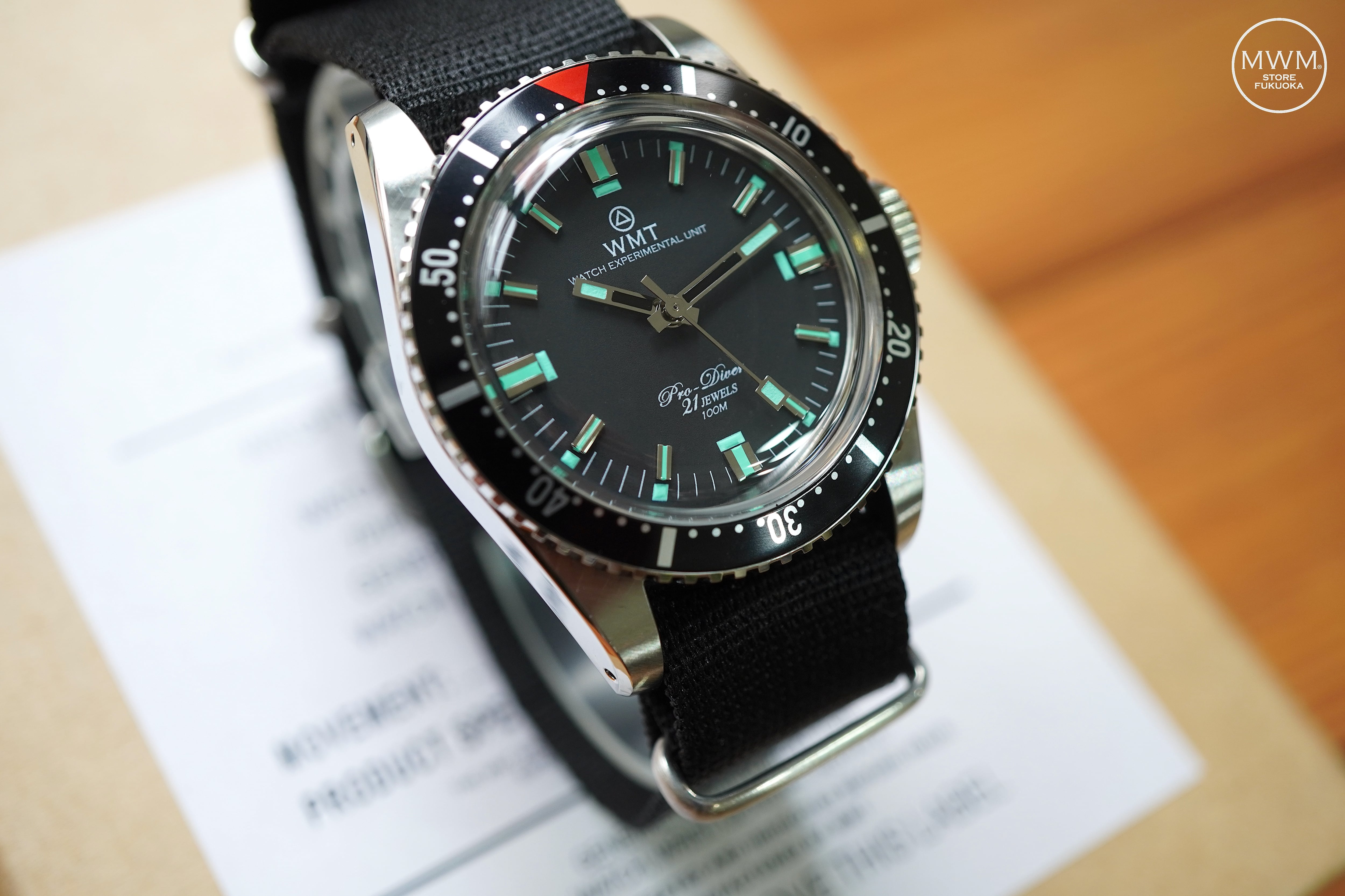 期間限定価格】WMT SEA DIVER Pro Diver Black | MWM FUKUOKA (WMT