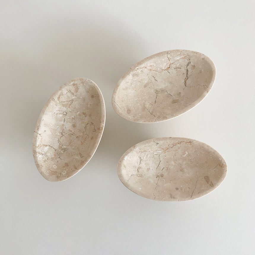 marble oval tray / マーブル オバール トレー アクセサリー オブジェ