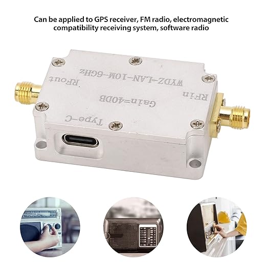 Jeffergarden RF アンプ低ノイズアンプ 40DB ゲイン 10M に 6GHz 正確