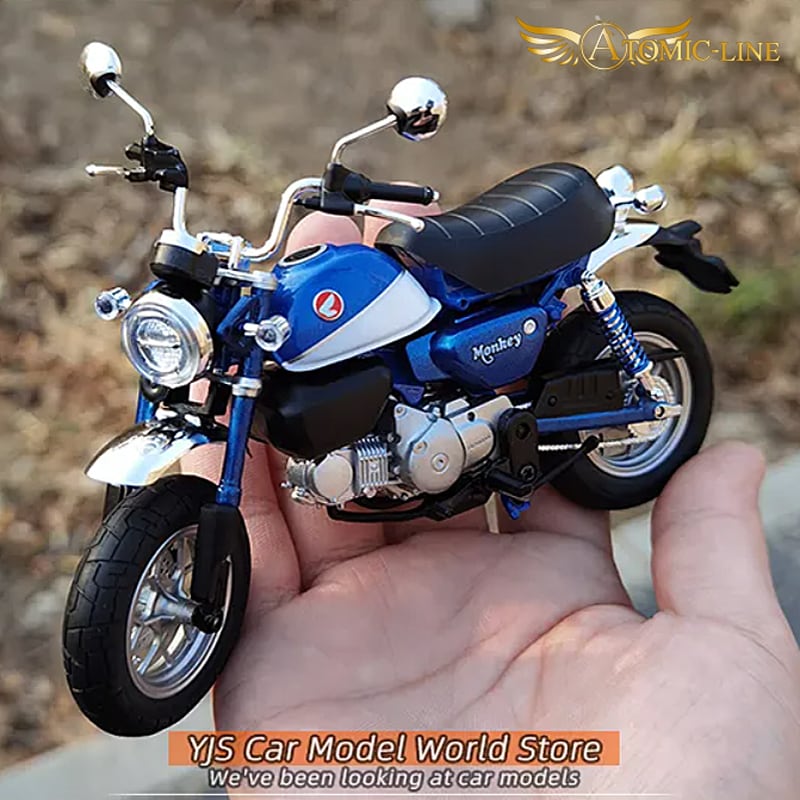 HONDA モンキー 125 ミニカー 1/12 ライト点灯 エンジンサウンド 合金