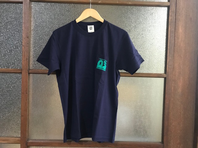 万屋MARU "03" SUPER HEAVY WEIGHT TEE (NAVY/EMERALD)