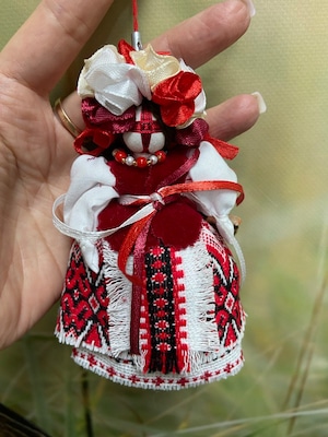 UA.Designer手作りモタンカ 12cm（ウクライナの御守り）