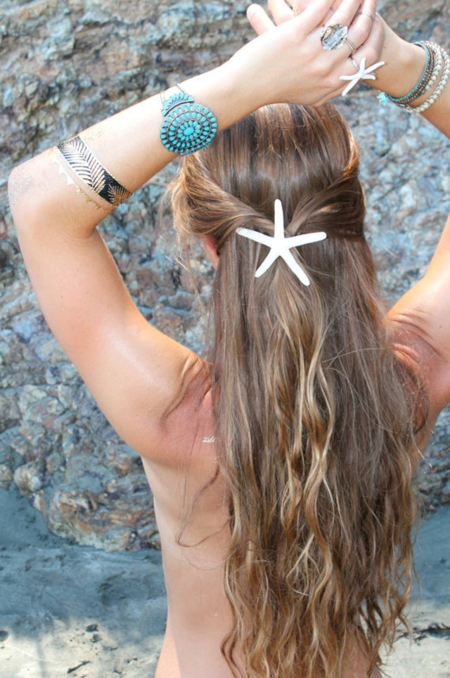 Pencil Starfish Barrette