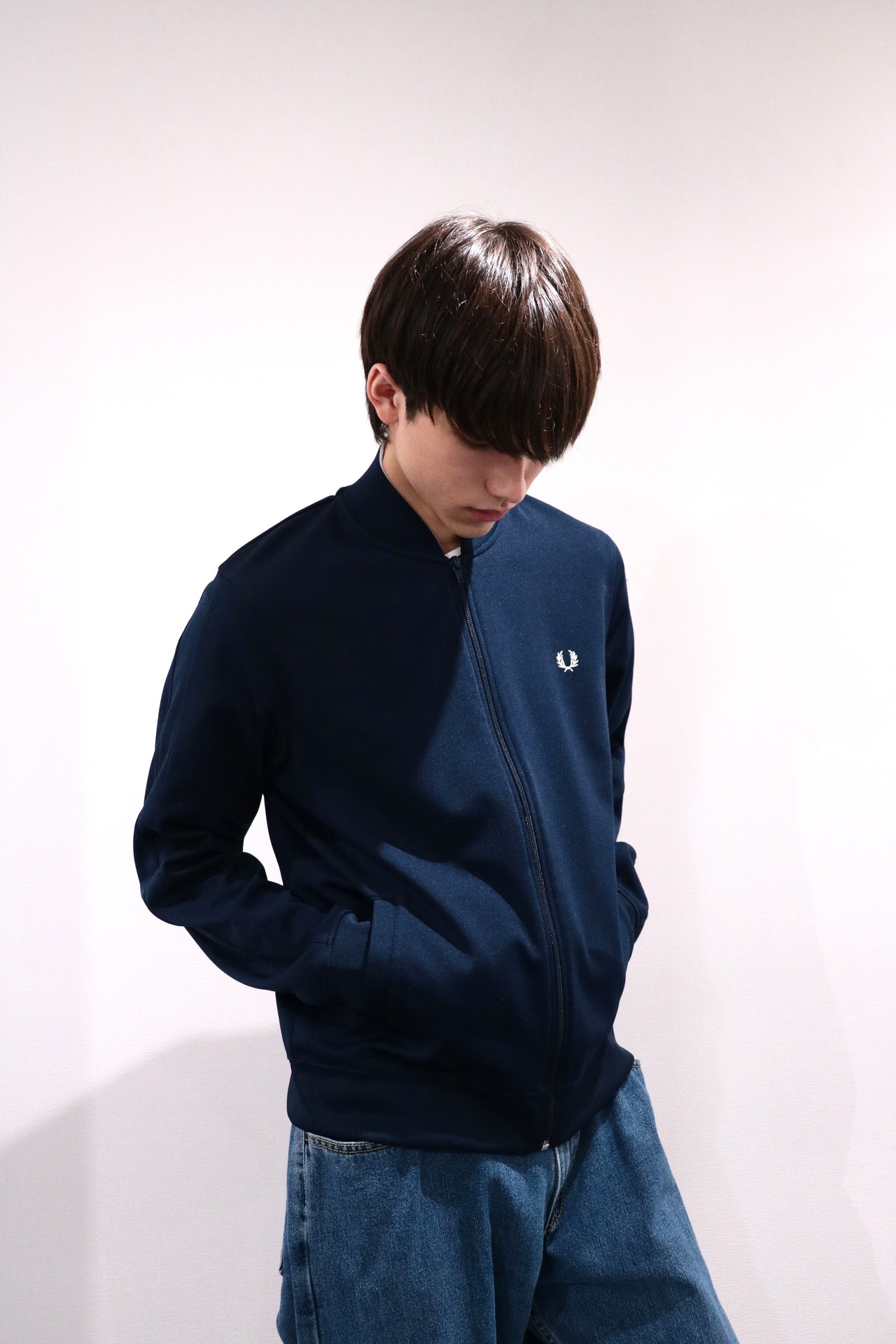 Fred Perry navy track jacket