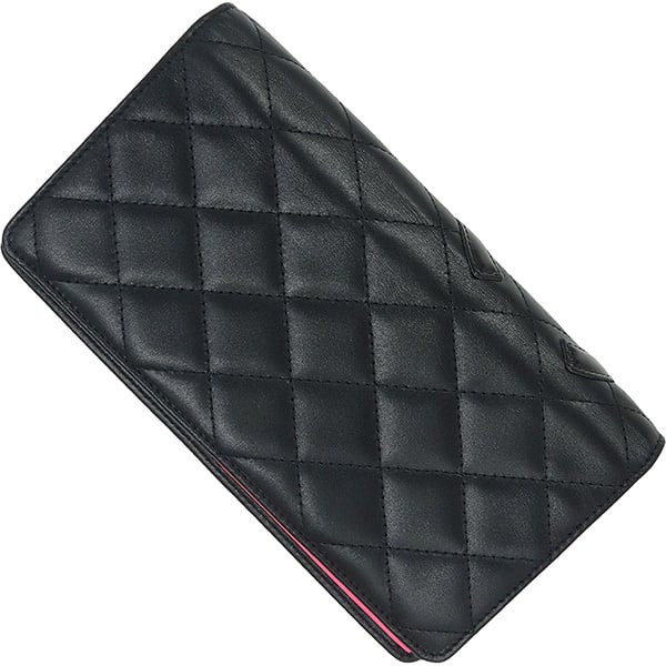 Used CHANEL シャネル 長財布 二つ折り カンボンライン マトラッセ
