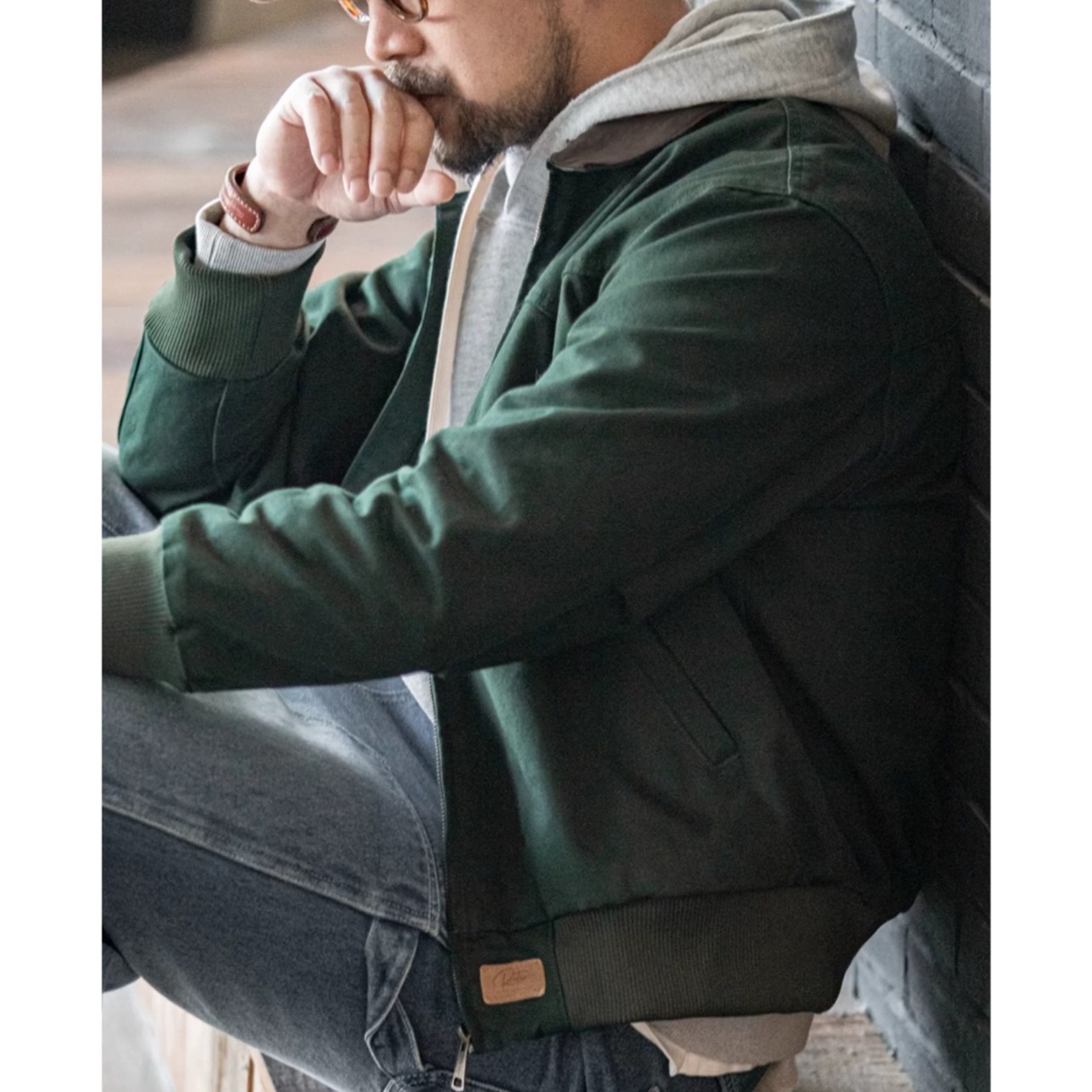 Stand Corduroy Collar Work Jacket ◇2color H0116