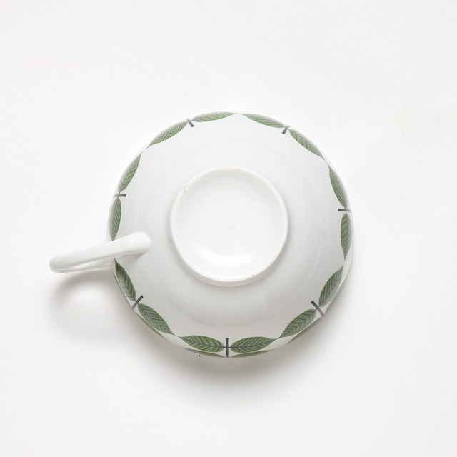 Gustavsberg グスタフスベリ Bersa ベルサ モーニングカップ＆ソーサー - 6 北欧ヴィンテージ 　☆わけあり☆