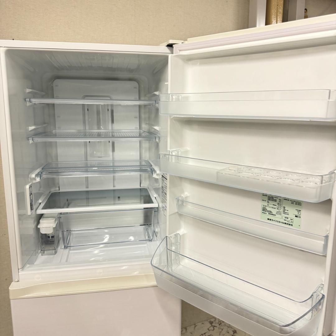 25055 大容量3D冷蔵庫 自動製氷 MITSUBISHI MR-C34Z-W 25055 大容量3D