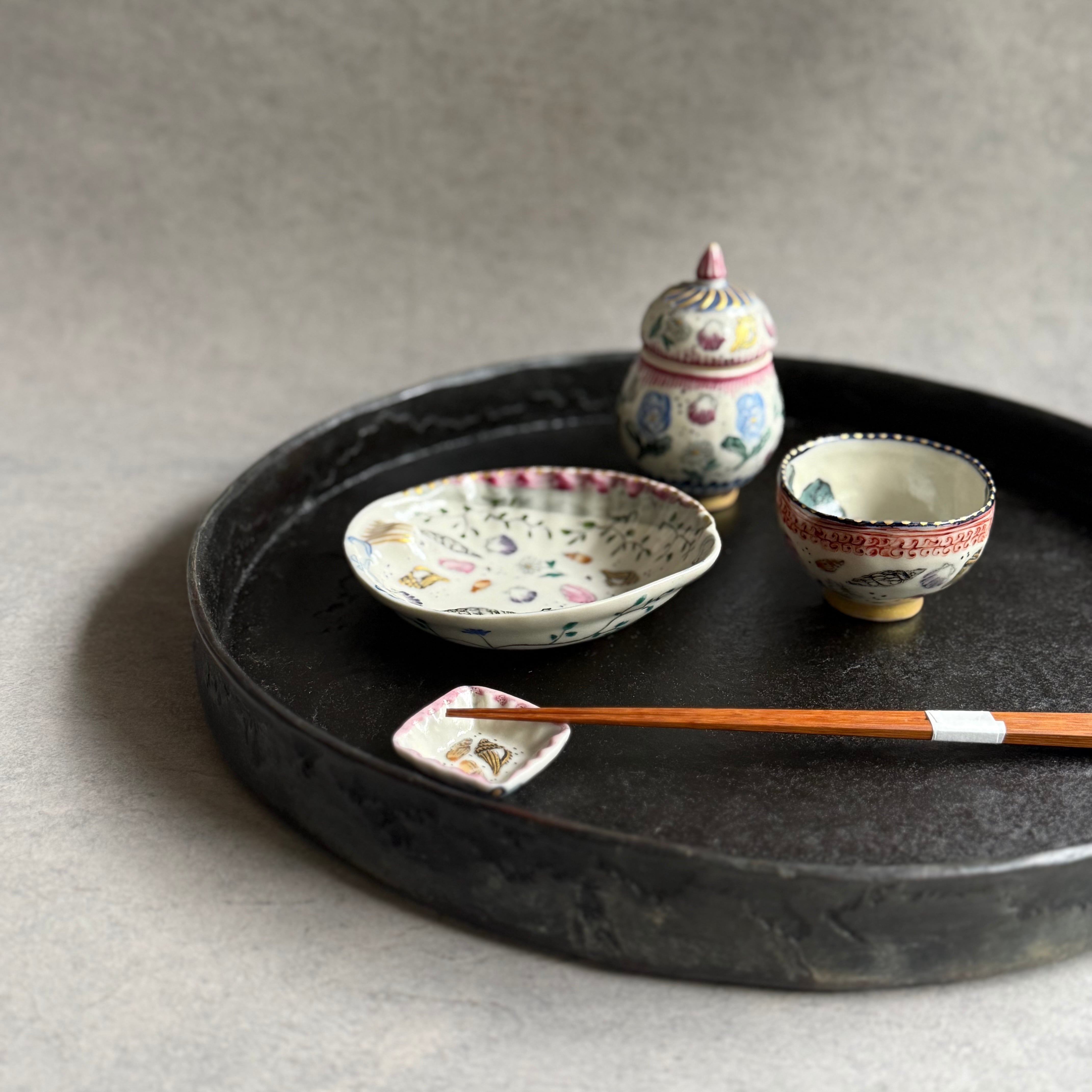 つちやまり 四角豆皿 | gallery 一白