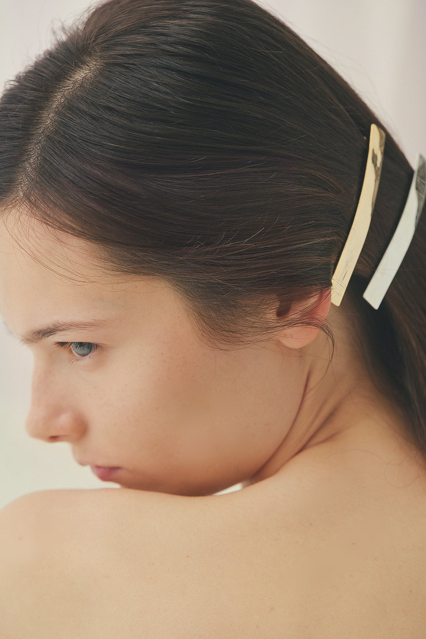 short square barrette