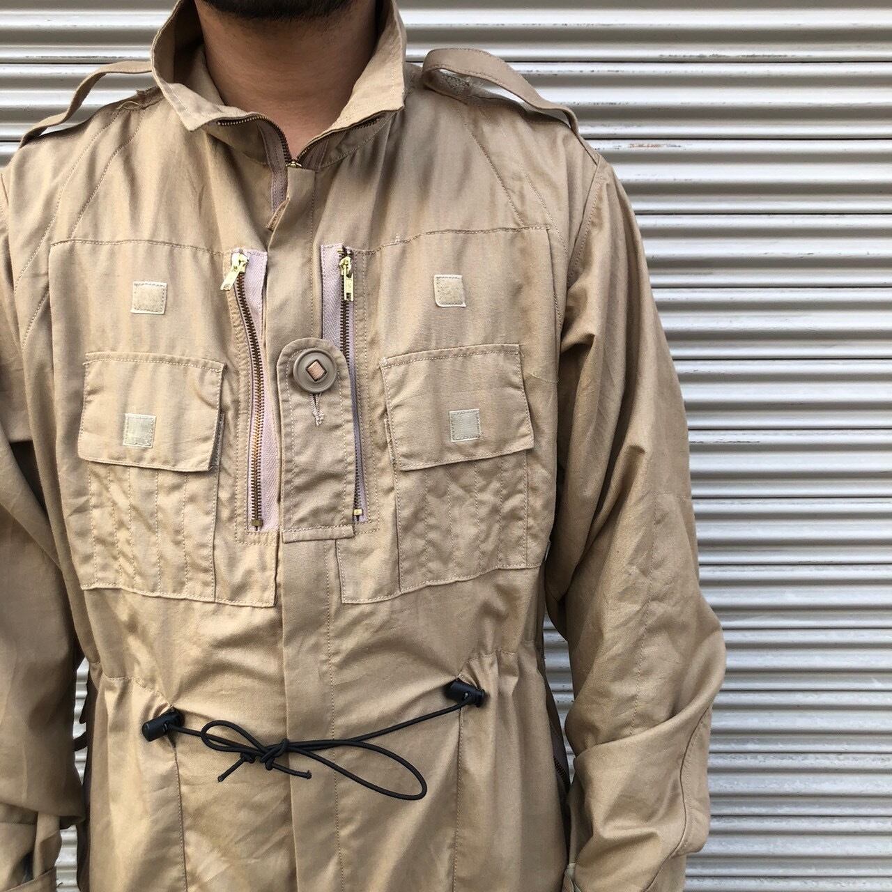 美品 イギリス軍実物 COVERALL AFV CREWMAN RAF デザート フライト 