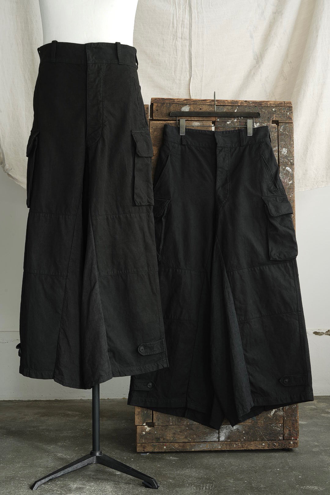 VINCENT JALBERT - VINTAGE FRENCH MILITARY TROUSERS ENLARGED