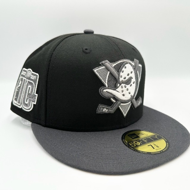 NEW ERA 59FIFTY/5950  NHL      マイティ・ダックス・オブ・アナハイム ANADUC BLK GRA