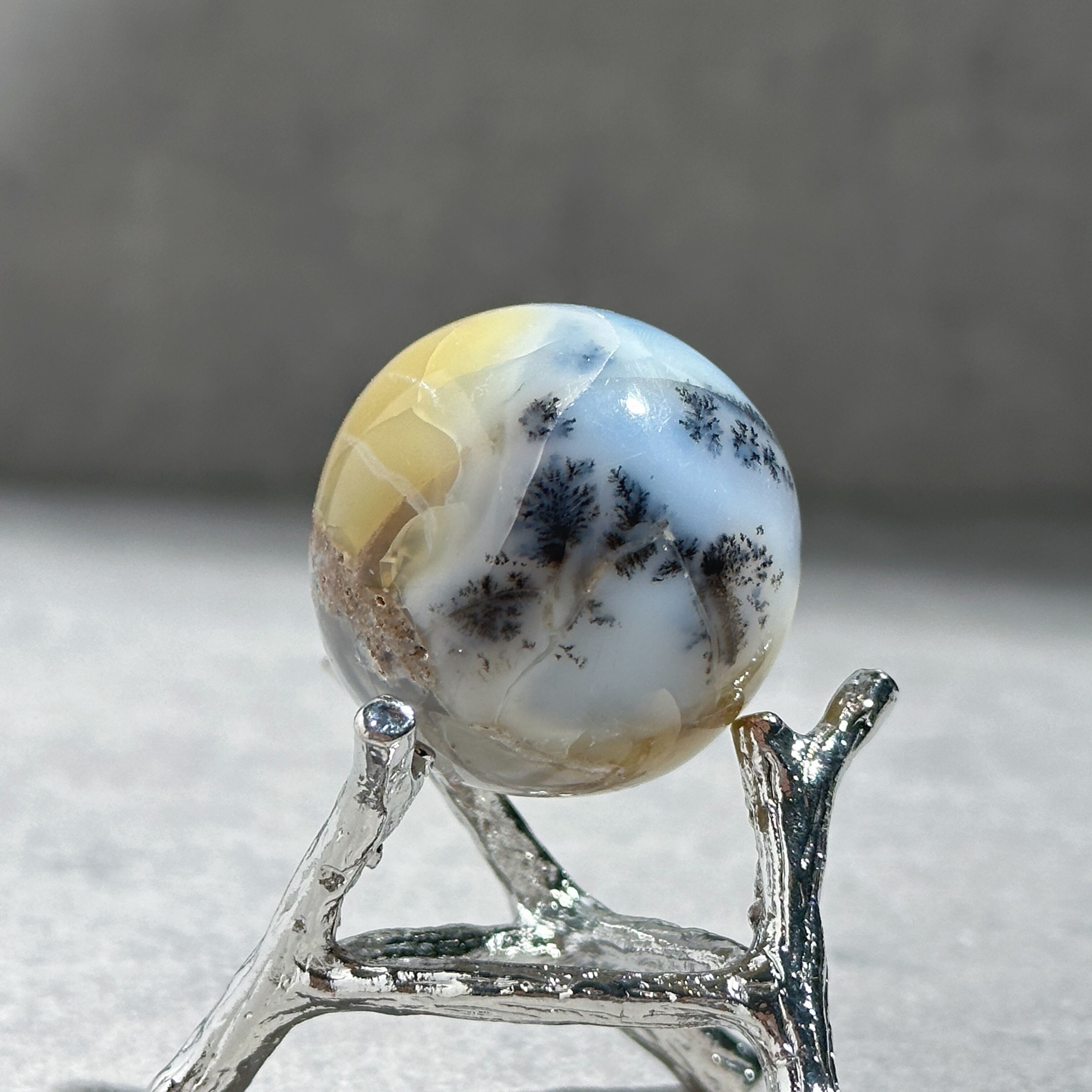 デンドリティックアゲート スフィア01◇ Dendritic Agate ◇天然石