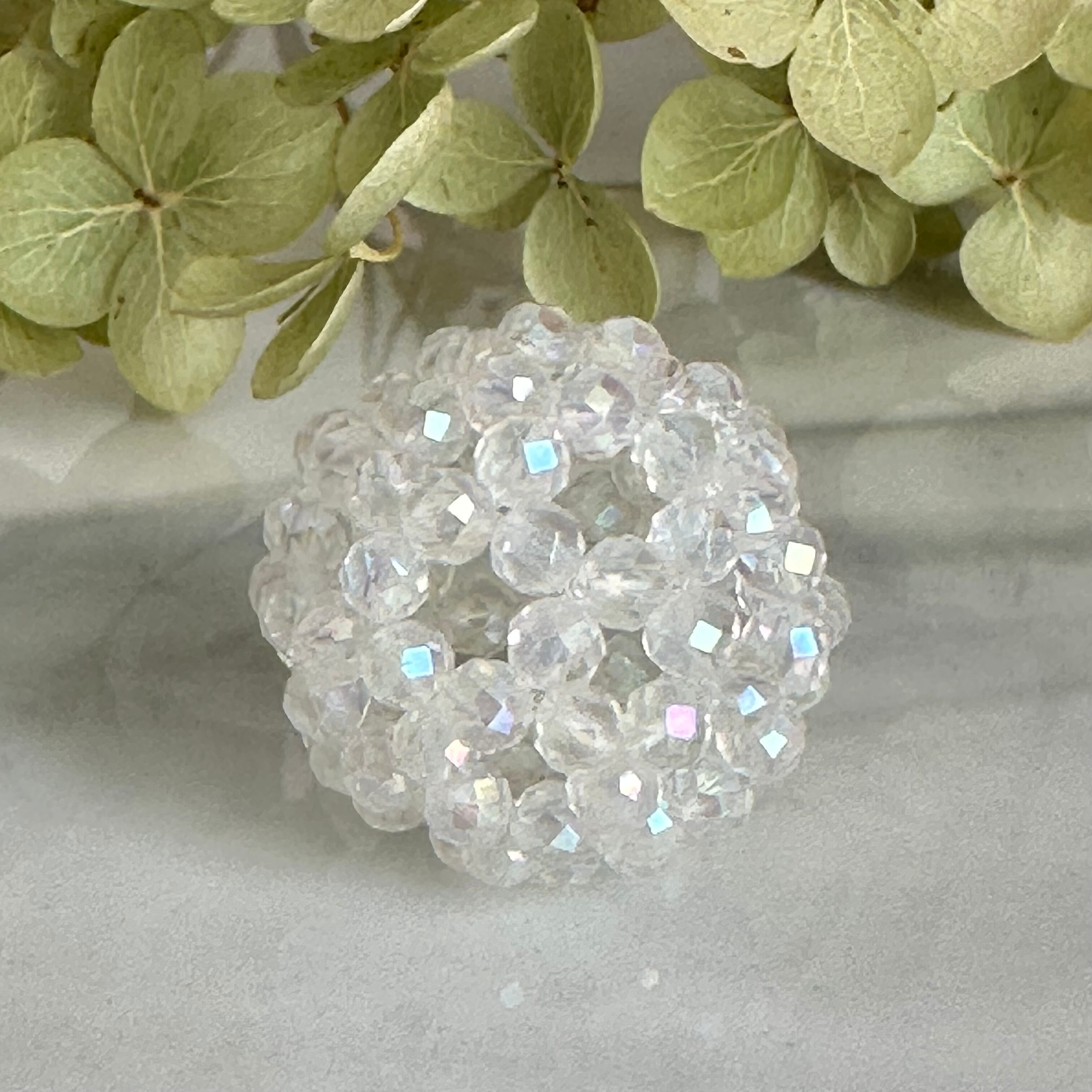 神聖幾何学フラーレン「アクアクリスタル ラウンドカット3㎜玉」