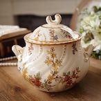 Sarreguemines Louis XV|サルグミンヌ ルイ15世 蓋付きシュガーポット thumbnail 3