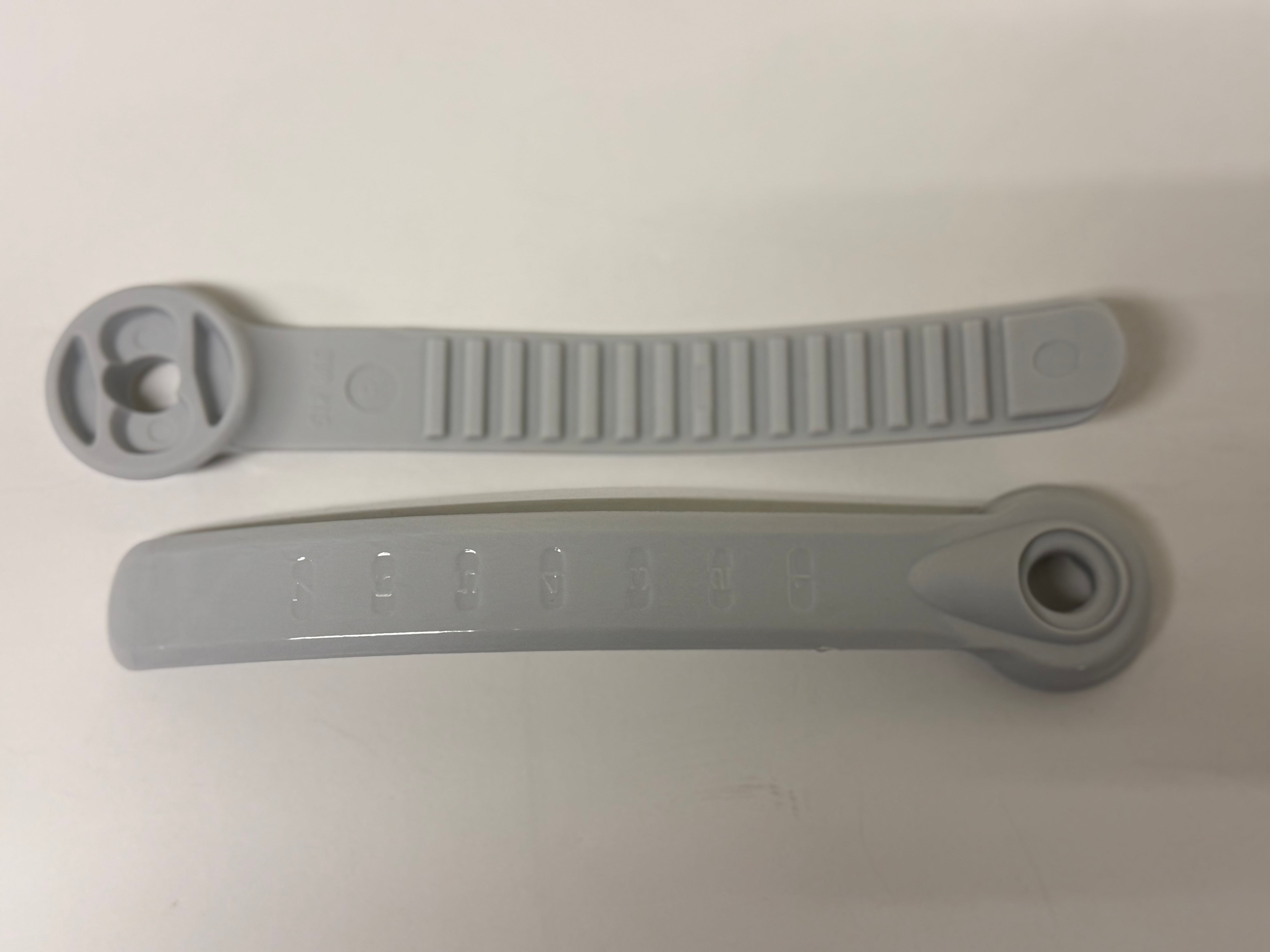 AS-8・ANKLE ADJUSTER STRAP white/grey(1ペア販売)