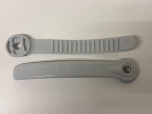 AS-8・ANKLE ADJUSTER STRAP white/grey(1ペア販売)