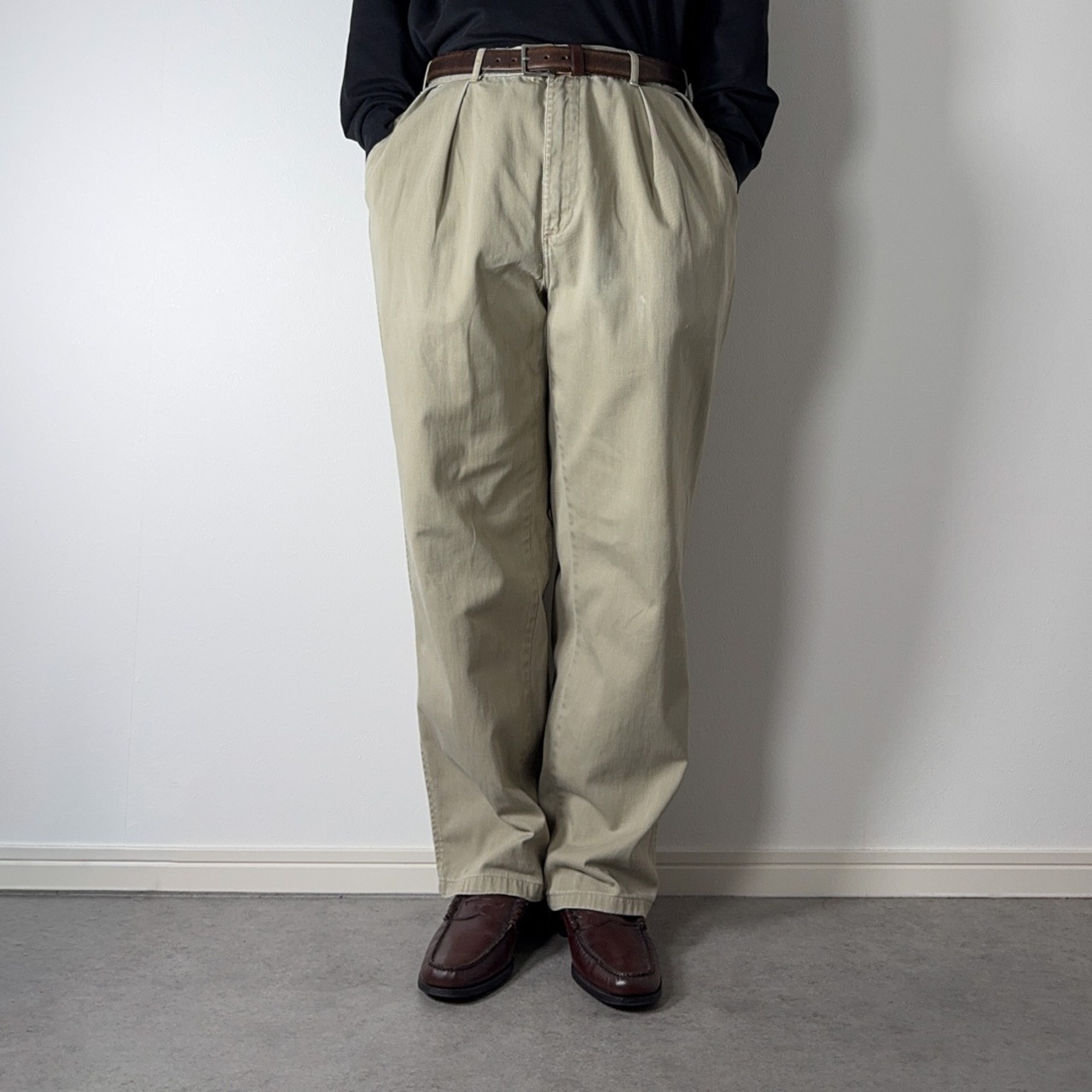 90s 初期型 Polo by Ralph Lauren POLO CHINO W34L29相当 古着 - 16