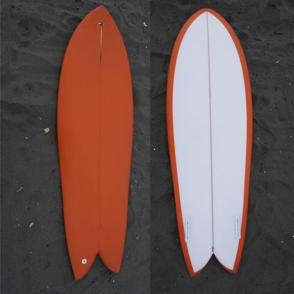 Ryan Burch Orange Fish? ライアン　バーチ Ryan Burch SURFBOARDS SQUIT FISH 5'7” ライアンバーチ スクイット