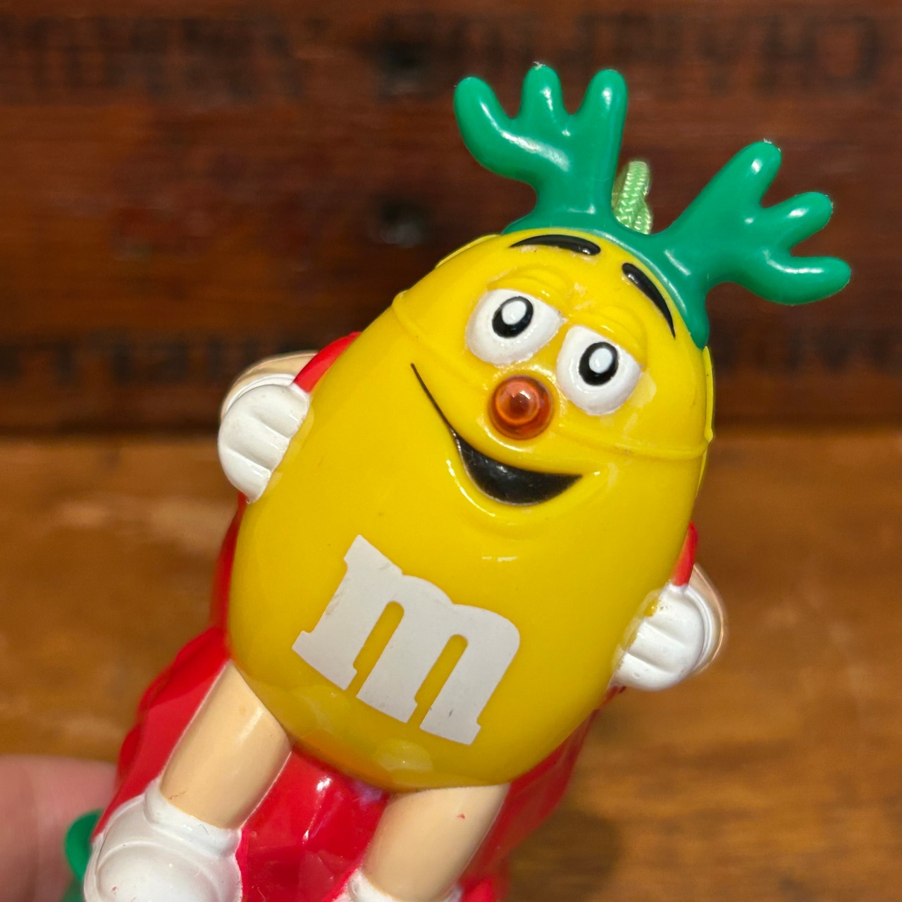 M&M's　 フィギュア　チューブトッパー　イエロー　ミールトイ　MU-309