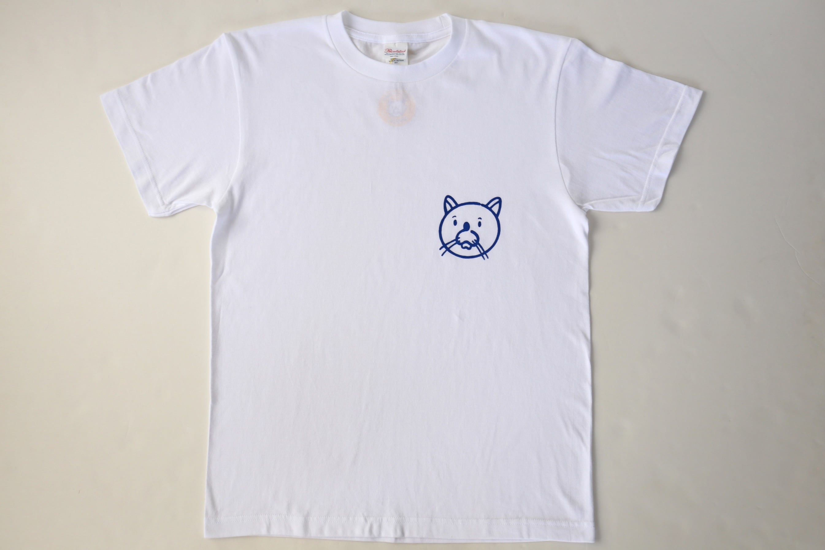 福嶋さくら 地域ねこPUちゃん Tシャツ(ホワイト)