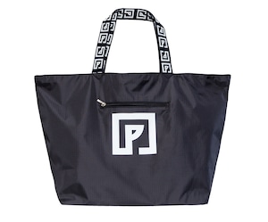 POLYPLUS P-GRAM Strap BIG Tote Bag BLACK
