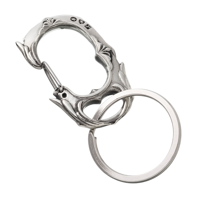 【新作】バロックカラビナキーリング ACK0057 Baroque carabiner keyring Jewelry Brand