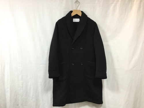 CURLY”MISTY SHAWL COAT BLACK”