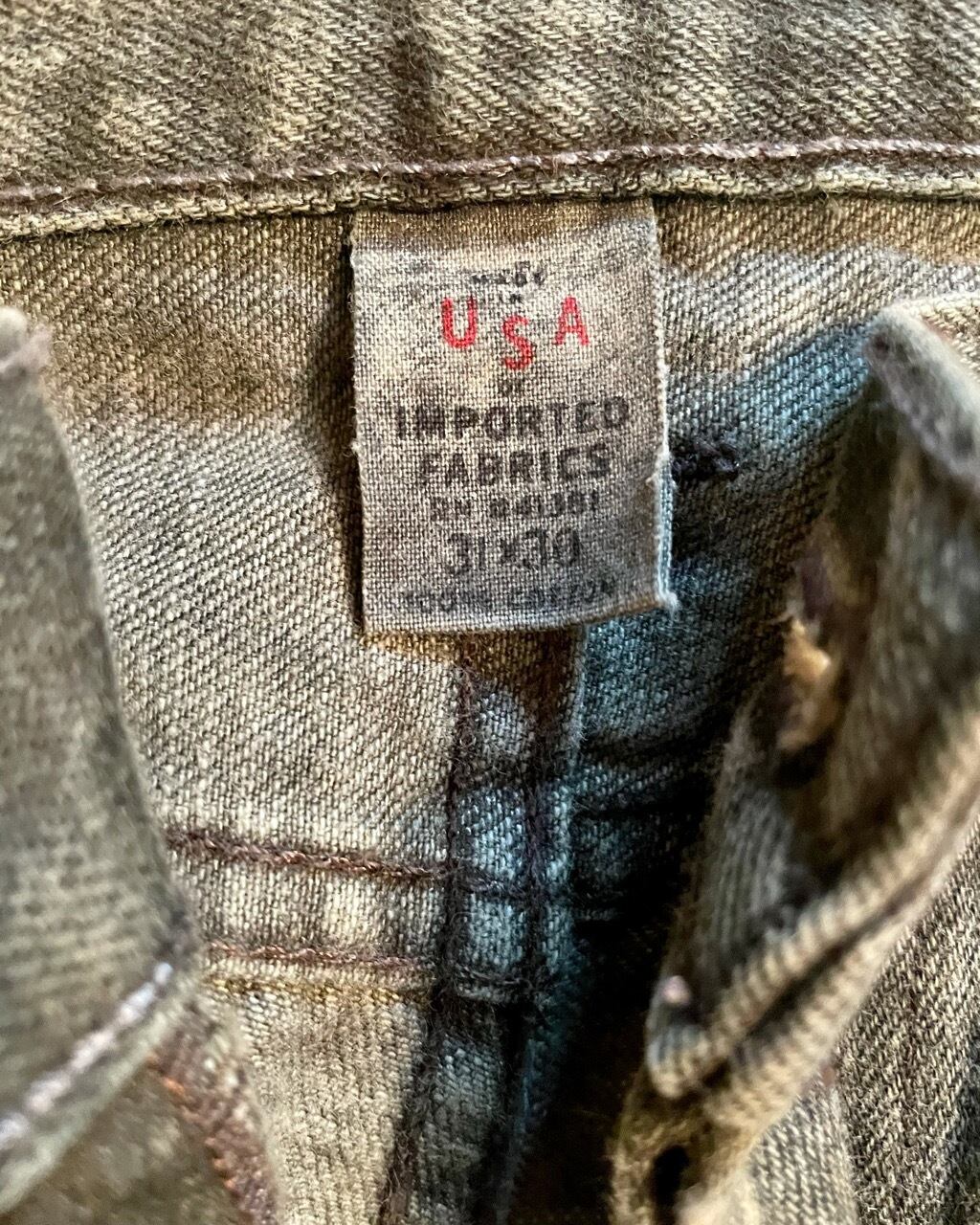 NOS(新古品) RRL アメリカ製 後染め スリムフィット 黒デニム NOS(新古品) RRL アメリカ製 後染め スリムフィット 黒デニム