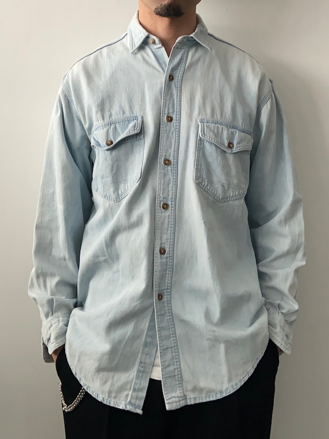 EDDIE BAUER / FADE DENIM SHIRT