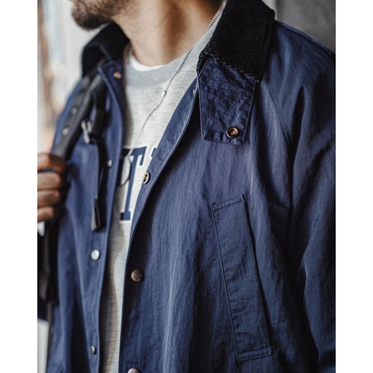 Hunting Coat Long Sleeve Hidden Placket ◇2color H0146