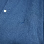 NAUTICA linen shirt blue