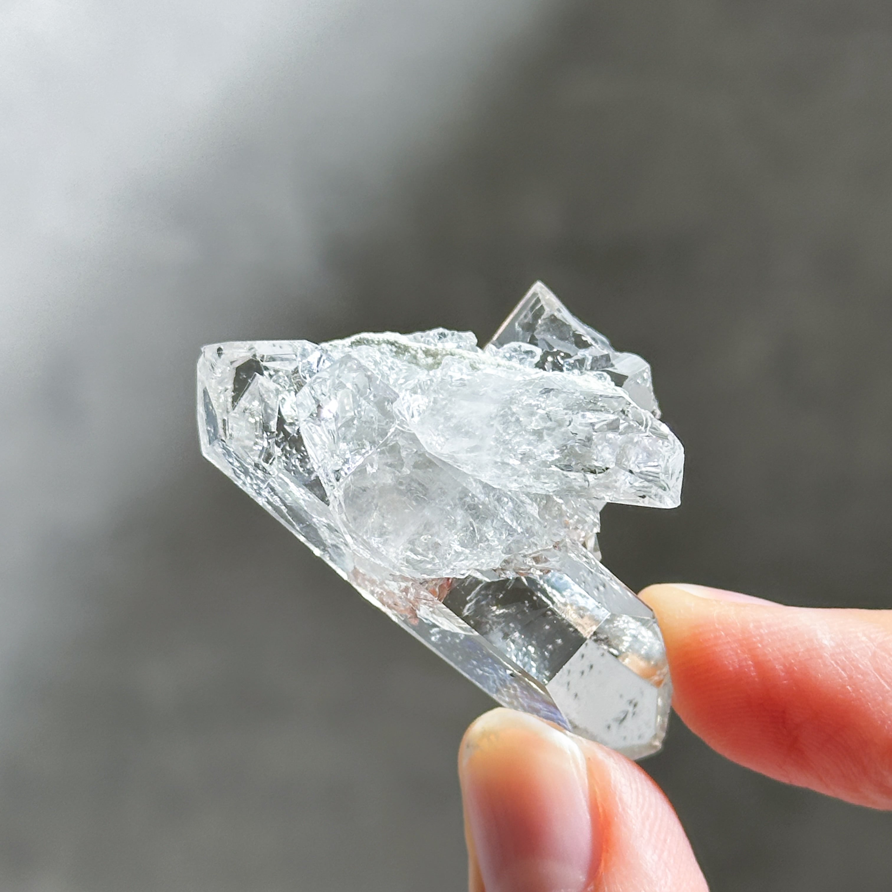 ゼッカ産水晶クリアクォーツ クラスター72◇ Clear Quartz ◇天然石