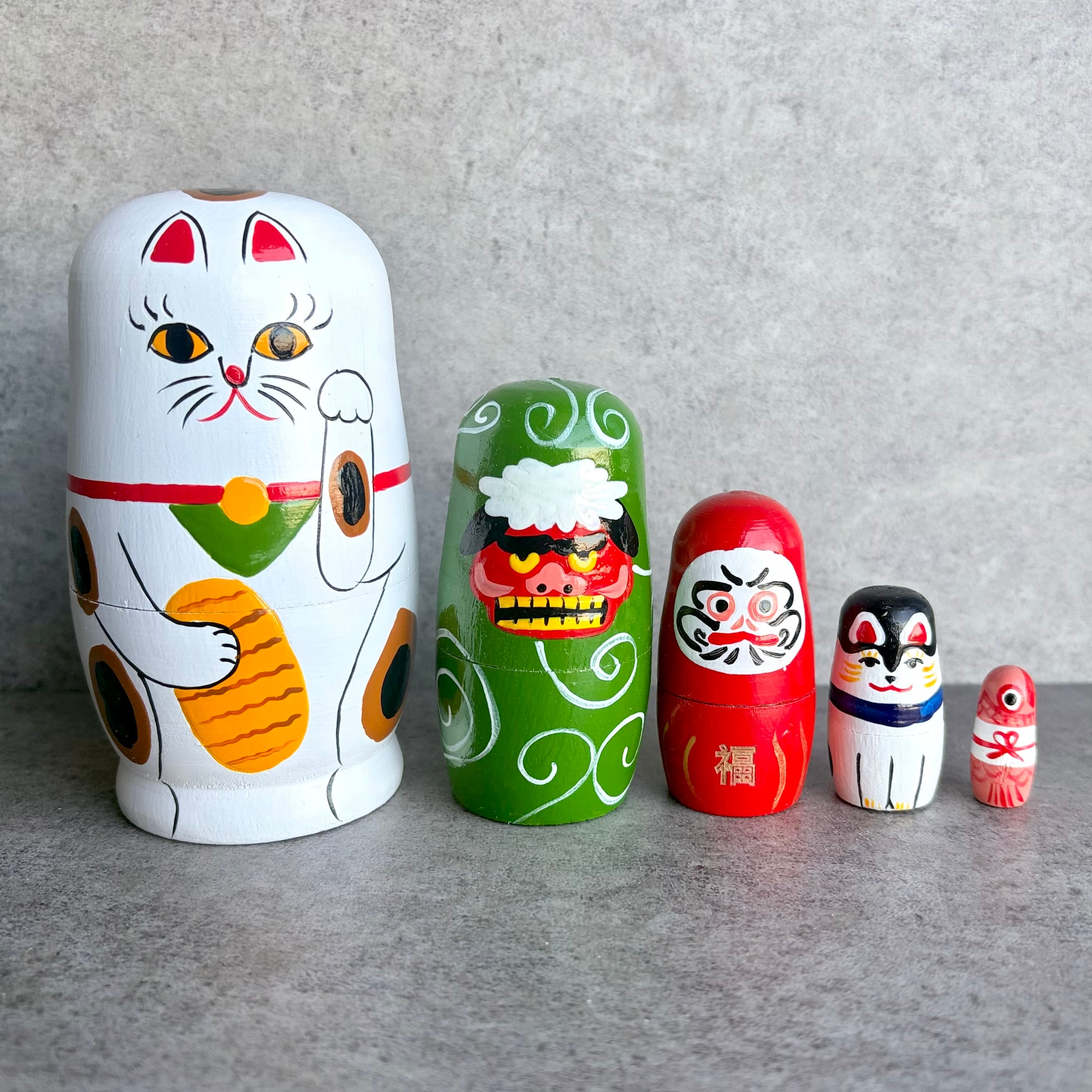 日本の縁起物モチーフ マトリョーシカ | 瀬尾商店