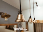 Pendant Light「Music Bell」Gold