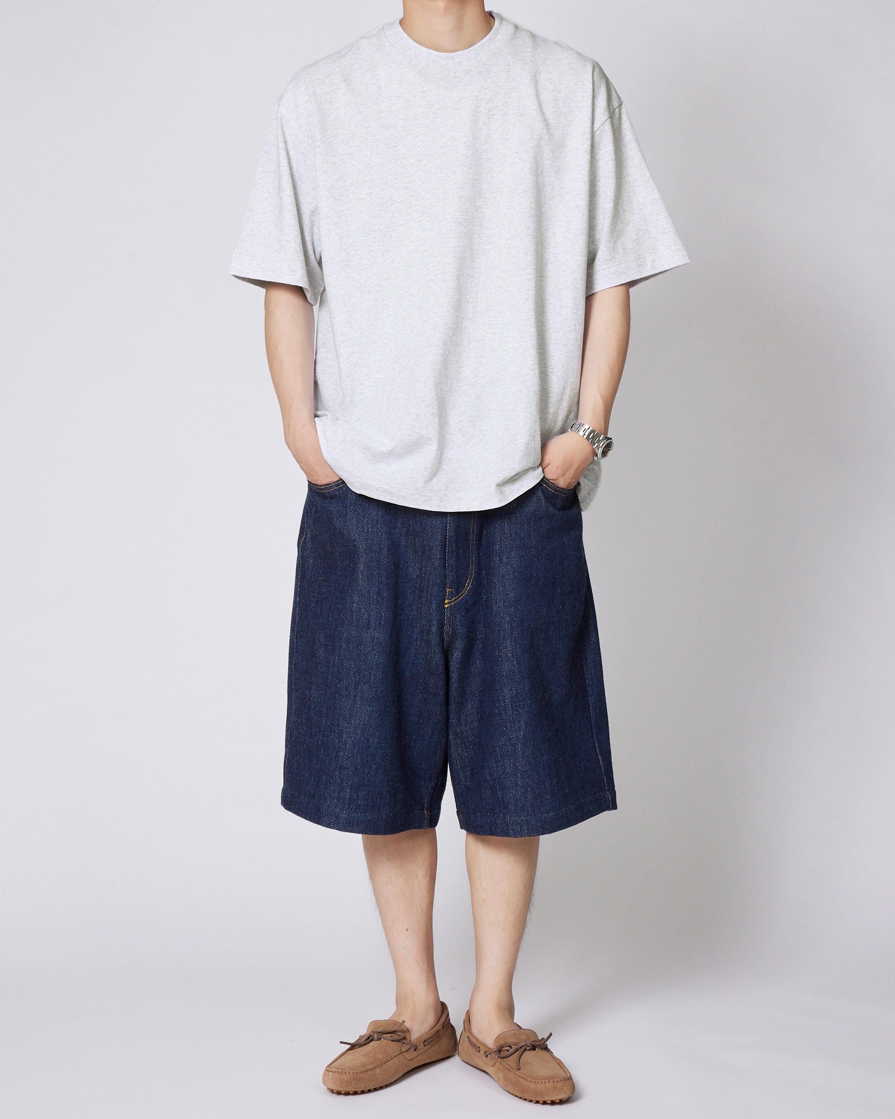 everyone soft denim shorts (INDIGO) | everyone