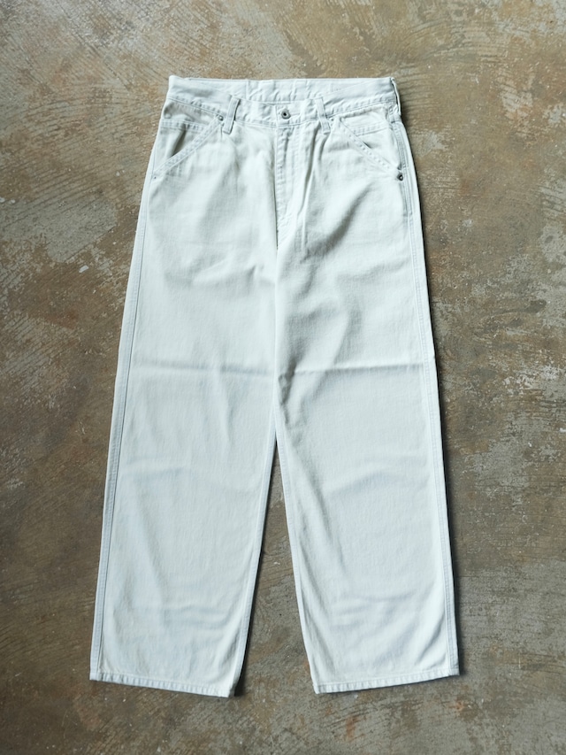 【ENCOMING】 FADED DENIM TROUSER