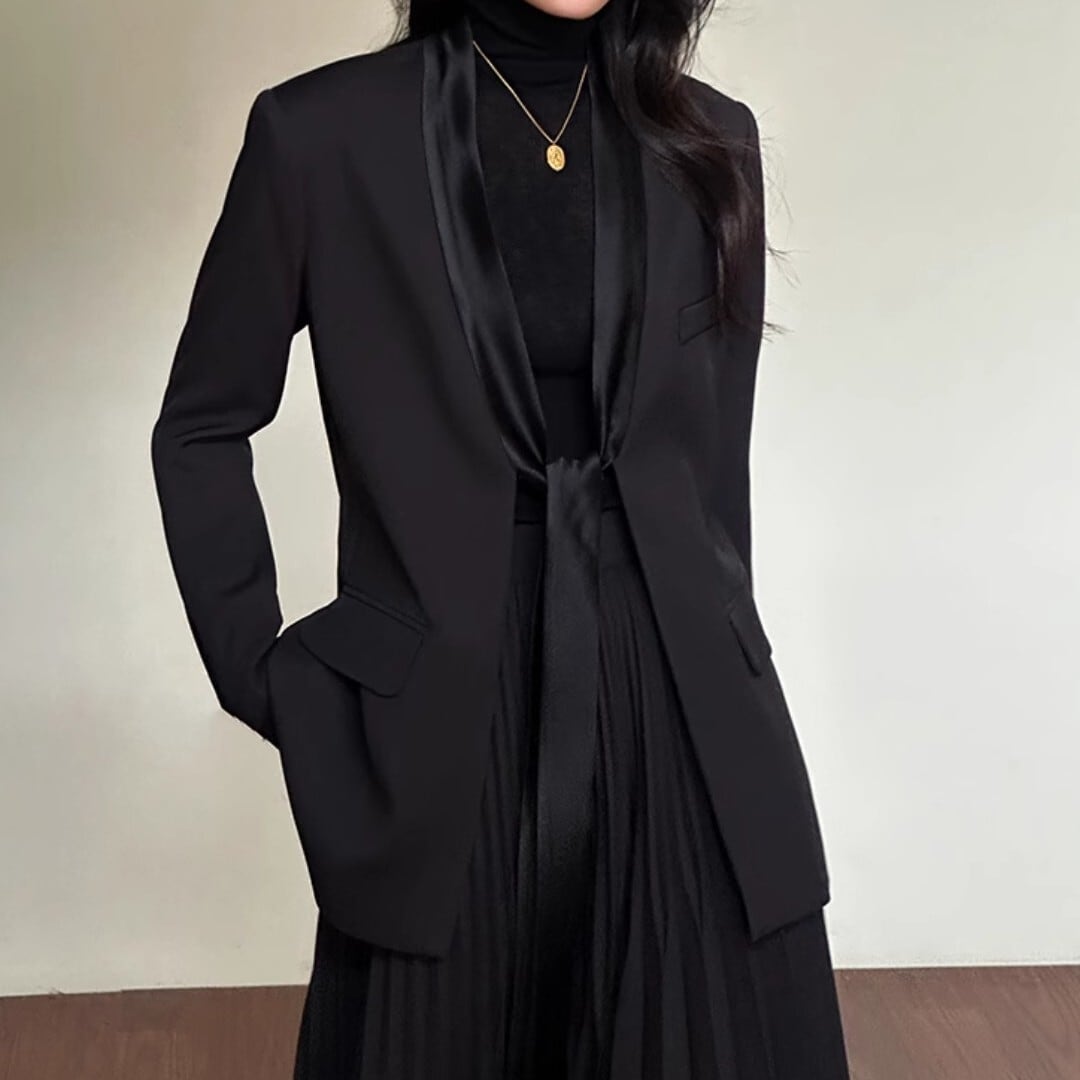 ドレープリボンジャケット A2339