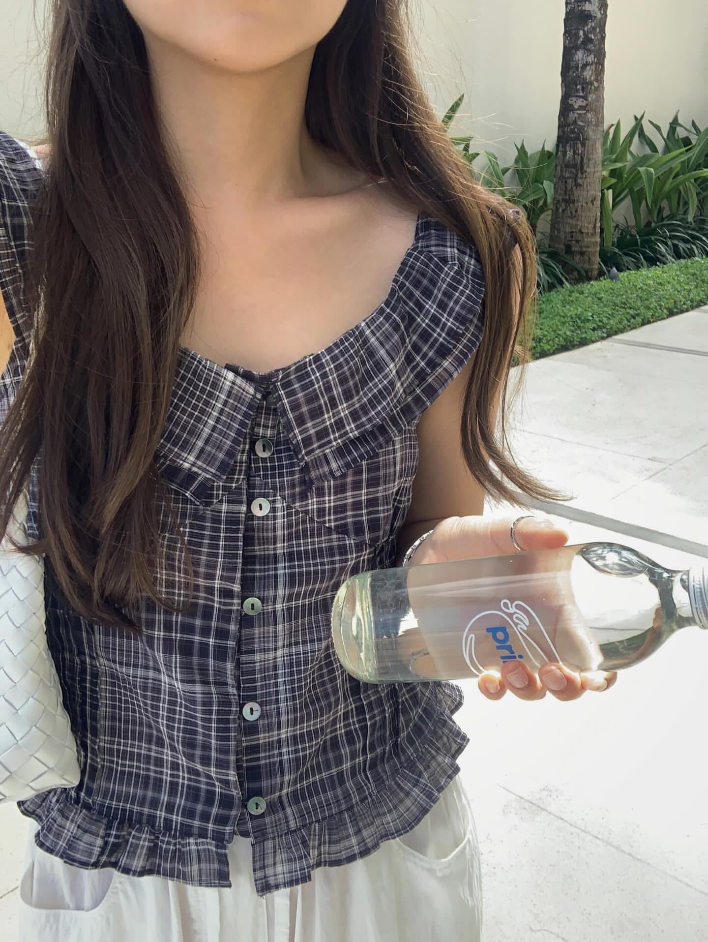 (予約)liter / Sweety frill blouse / 2color