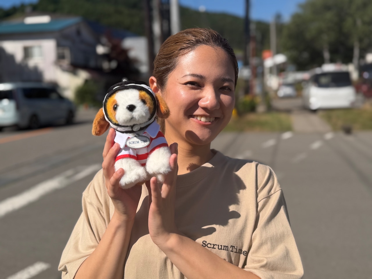 RUGBY DOG ぬいぐるみキーホルダー