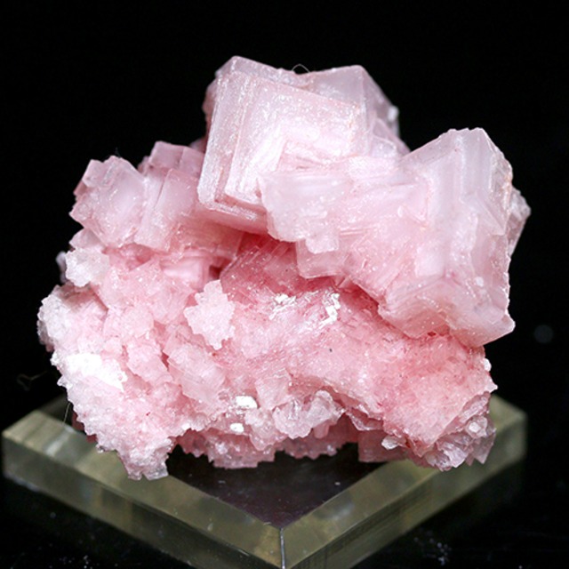 〔D427-45〕濃いピンク ピンクハーライトカリフォルニア産  Pink Halite 岩塩 塩の花 浄化 鉱物 原石 標本【メール便不可】