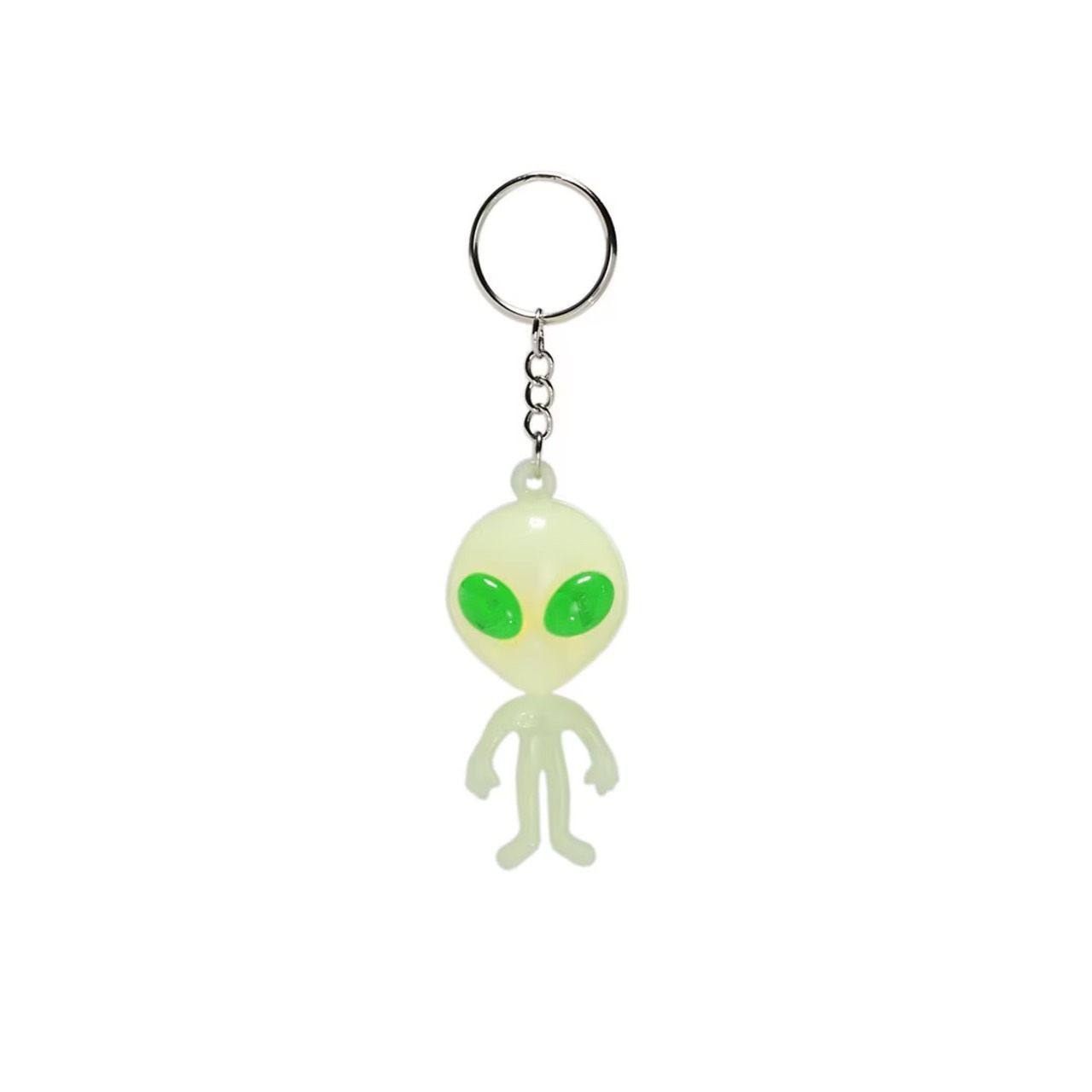 Glow Alien Keychain "Green"/キーホルダー/宇宙/エイリアン/DETAIL