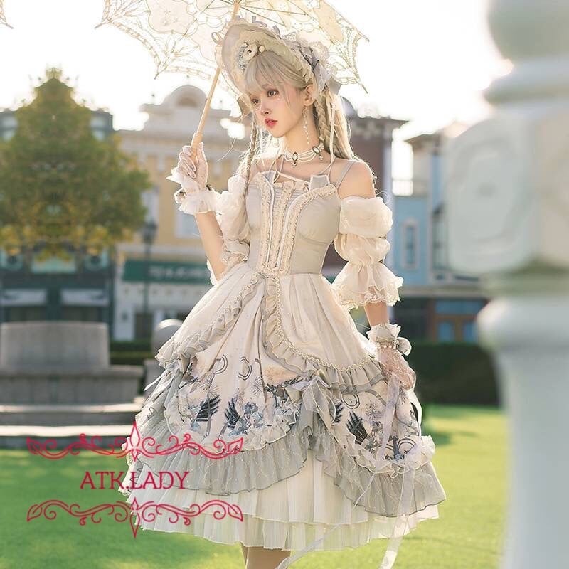 【ATK.LADY】M86 Saint White Rose【聖白薔薇】洋風 ドレス 