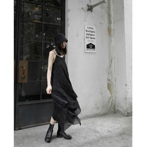 Frills Overlapped Camisole Dress / フリル オーバーラップ キャミソール ワンピース