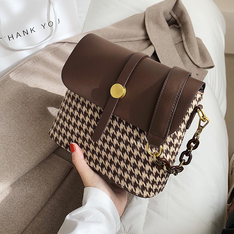 オータムウィンターレッドスタイルショルダーバッグ 秋物 冬物 メッセンジャーバッグ 手作りハンドバック22327097519